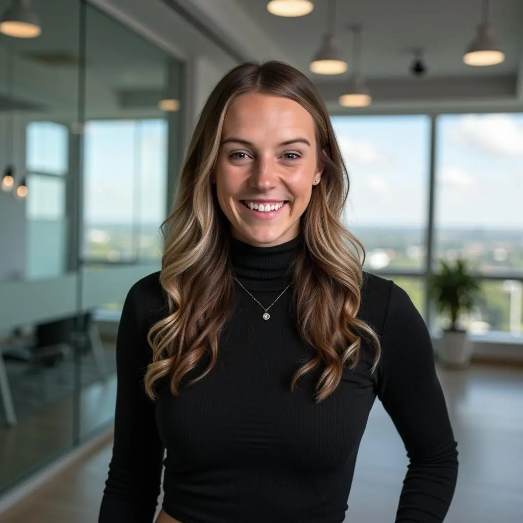 AI-generated image of Mette Andersen